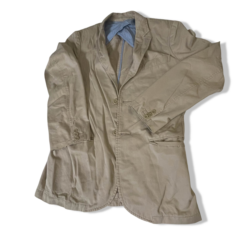 Vintage Old Navy Made in Vietnam Women's cream suit jacket in S|L30 W19|SKU 3803