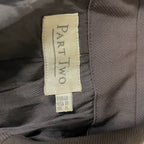 Vintage Part Two women's khaki green single breasted blazer UK 14|L29W20|SKU3806