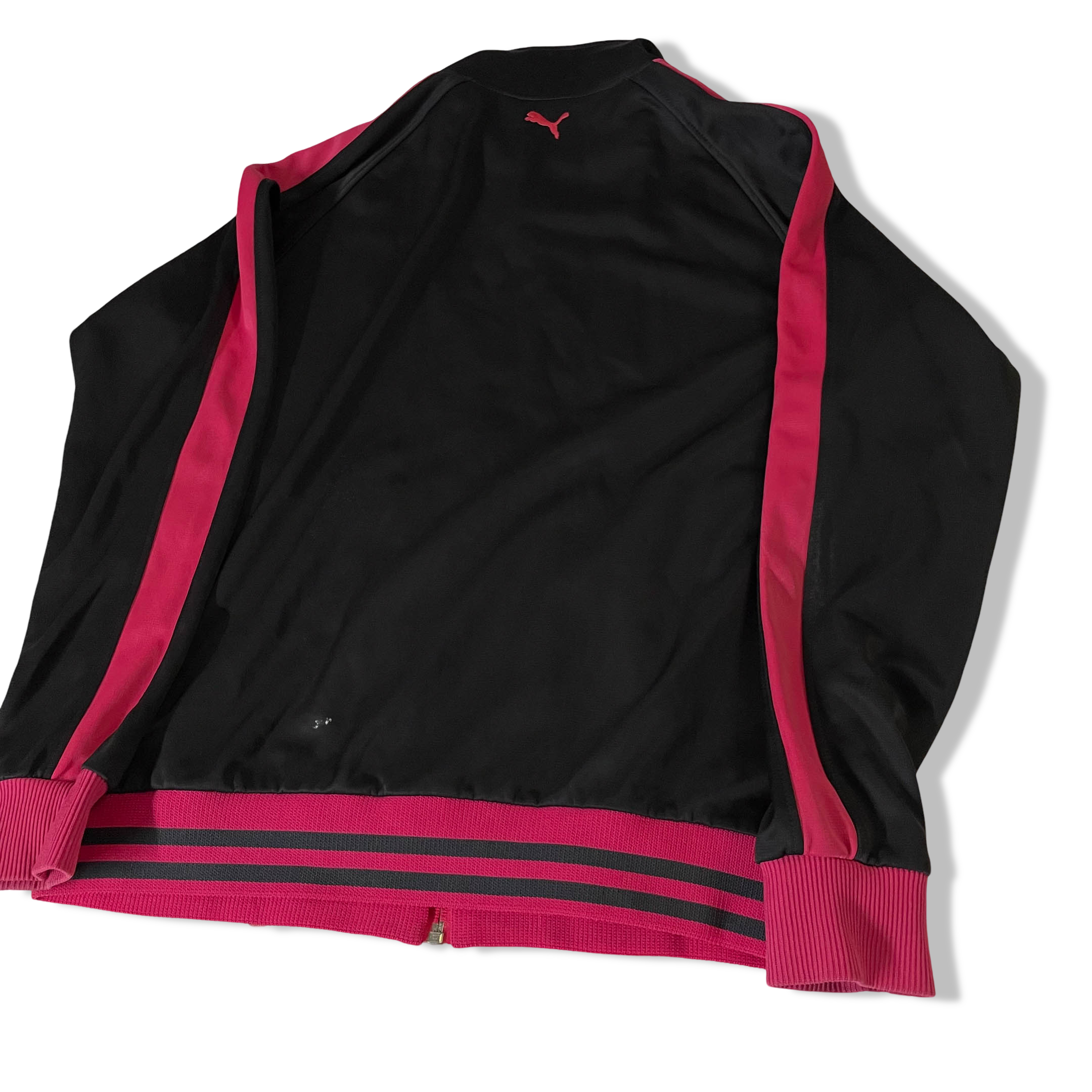 Vintage Puma made in Japan black athletic full zip track jacket in M|L25W19|3812