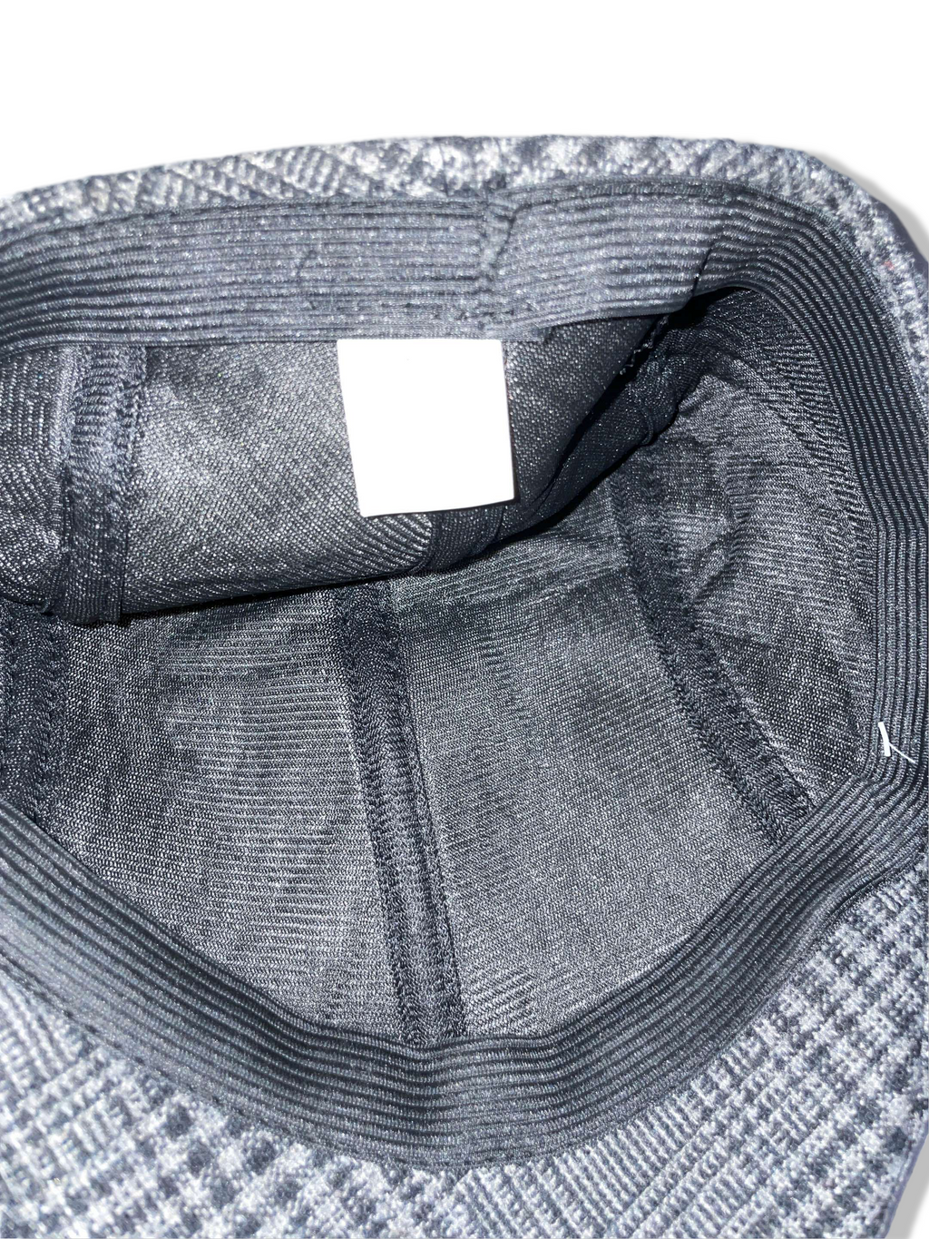 Vintage men's grey plaid flat cap| SKU 4938