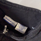 Vintage Black Reebok Fleece full zip high neck jacket in M|L25 W19|SKU 3815
