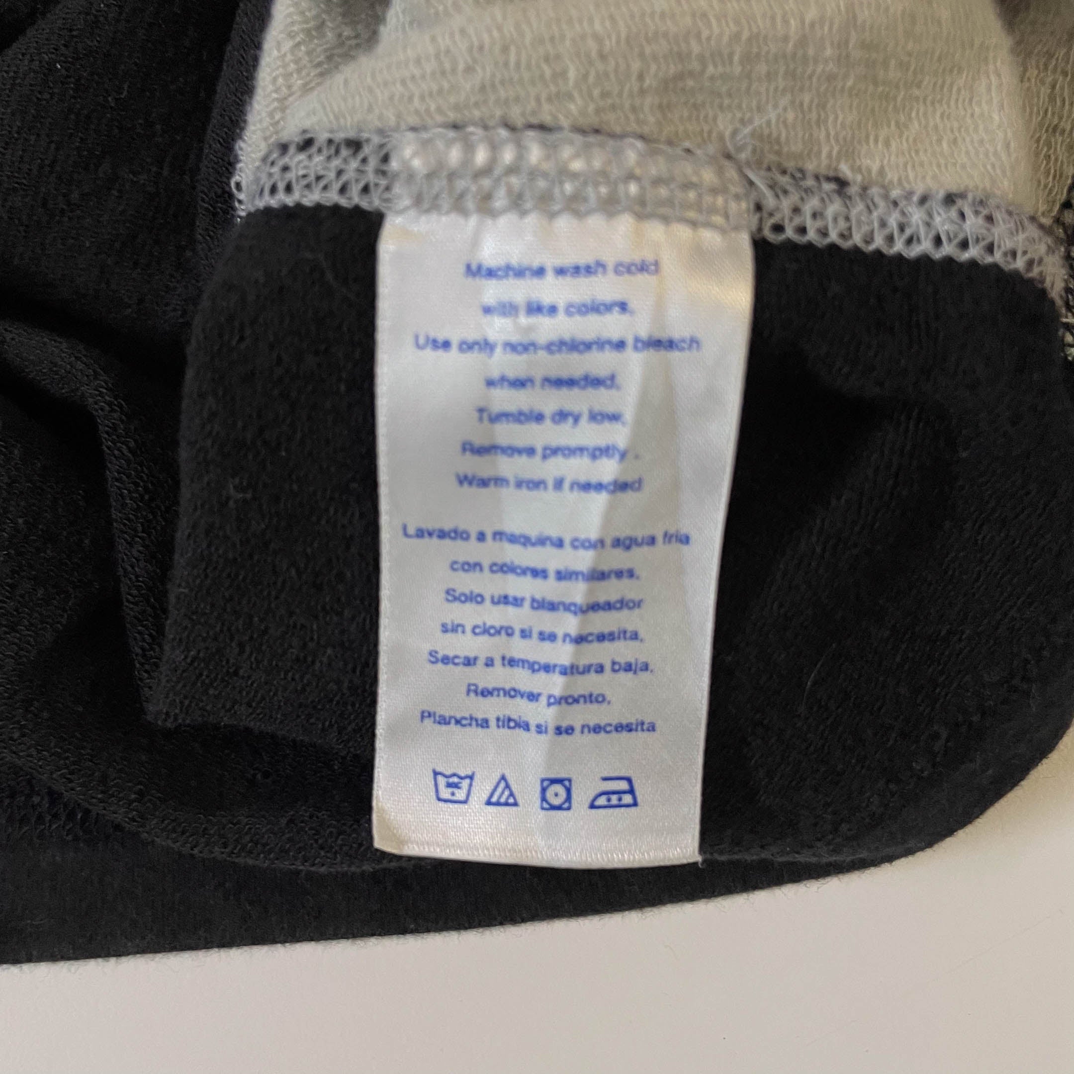 Vintage Black Reebok Fleece full zip high neck jacket in M|L25 W19|SKU 3815