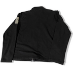 Vintage Black Reebok Fleece full zip high neck jacket in M|L25 W19|SKU 3815