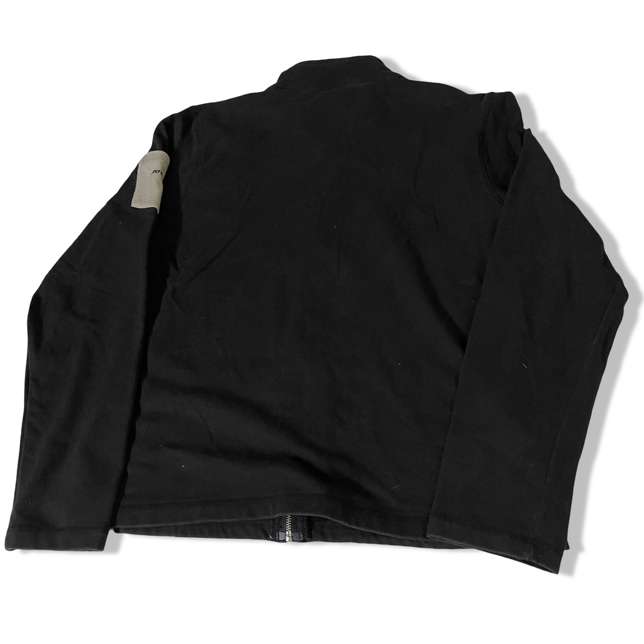 Vintage Black Reebok Fleece full zip high neck jacket in M|L25 W19|SKU 3815