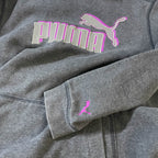Vintage 90's Puma sport life style black big logo hoodie UK 34/36 |SKU 3817