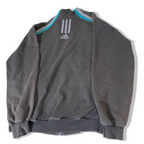 Vintage Adidas 90's women's brown full zip jacket in M|L26 W22| SKU 3818