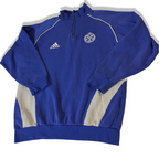 Vintage Adidas women's blue medium full zip track jacket|L26W21| SKU 3819