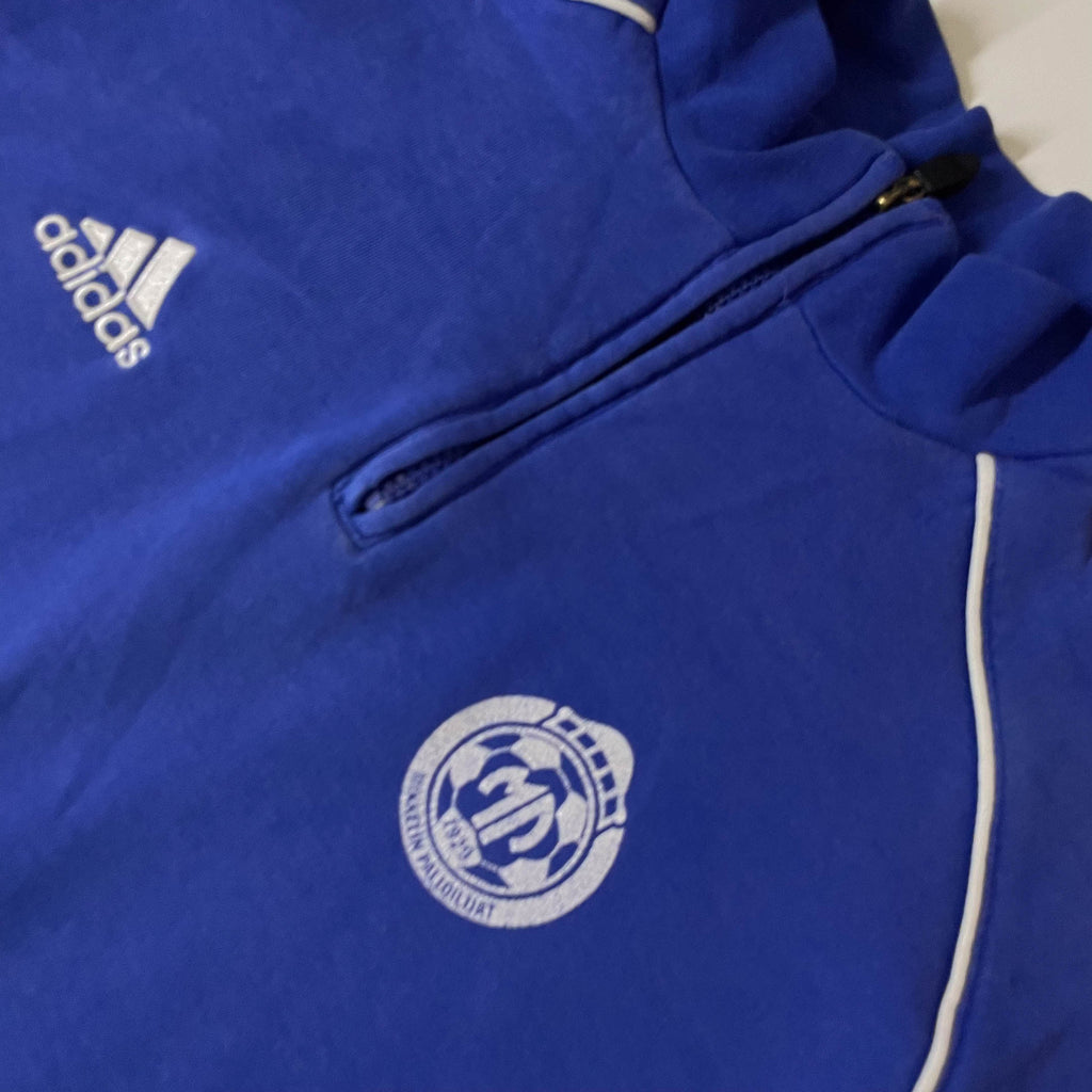 Vintage Adidas women's blue medium full zip track jacket|L26W21| SKU 3819