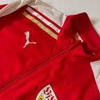 Vintage Puma sport life style red full zip track jacket in XL| SKU 3824