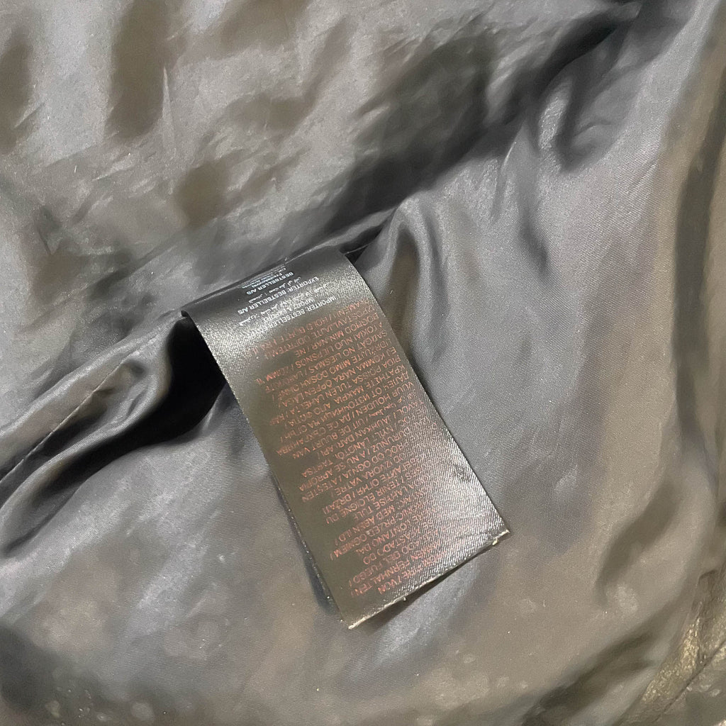 Vintage Only Women's black Faux fur jacket in M|L25 W22|SKU 3828