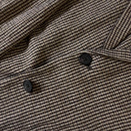 Vintage Zara brown Plaid men's tailored suit made in Turkey in L| SKU 3830