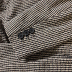 Vintage Zara brown Plaid men's tailored suit made in Turkey in L| SKU 3830