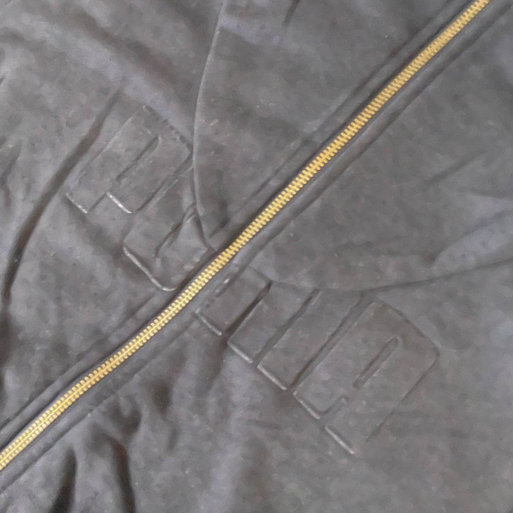 Vintage 90's Puma Black small full zip high neck jacket|L25 W19| SKU 3831