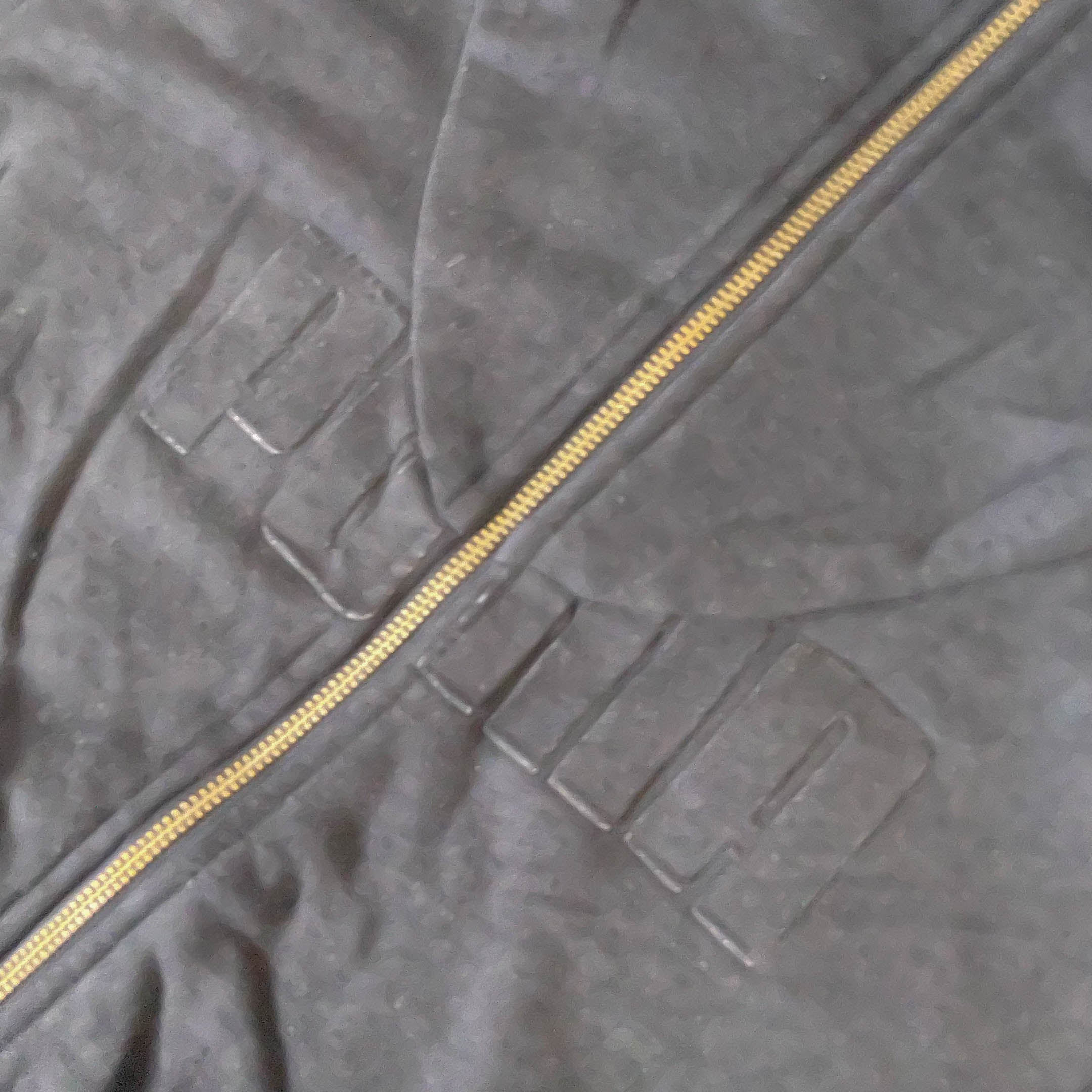 Vintage 90's Puma Black small full zip high neck jacket|L25 W19| SKU 3831