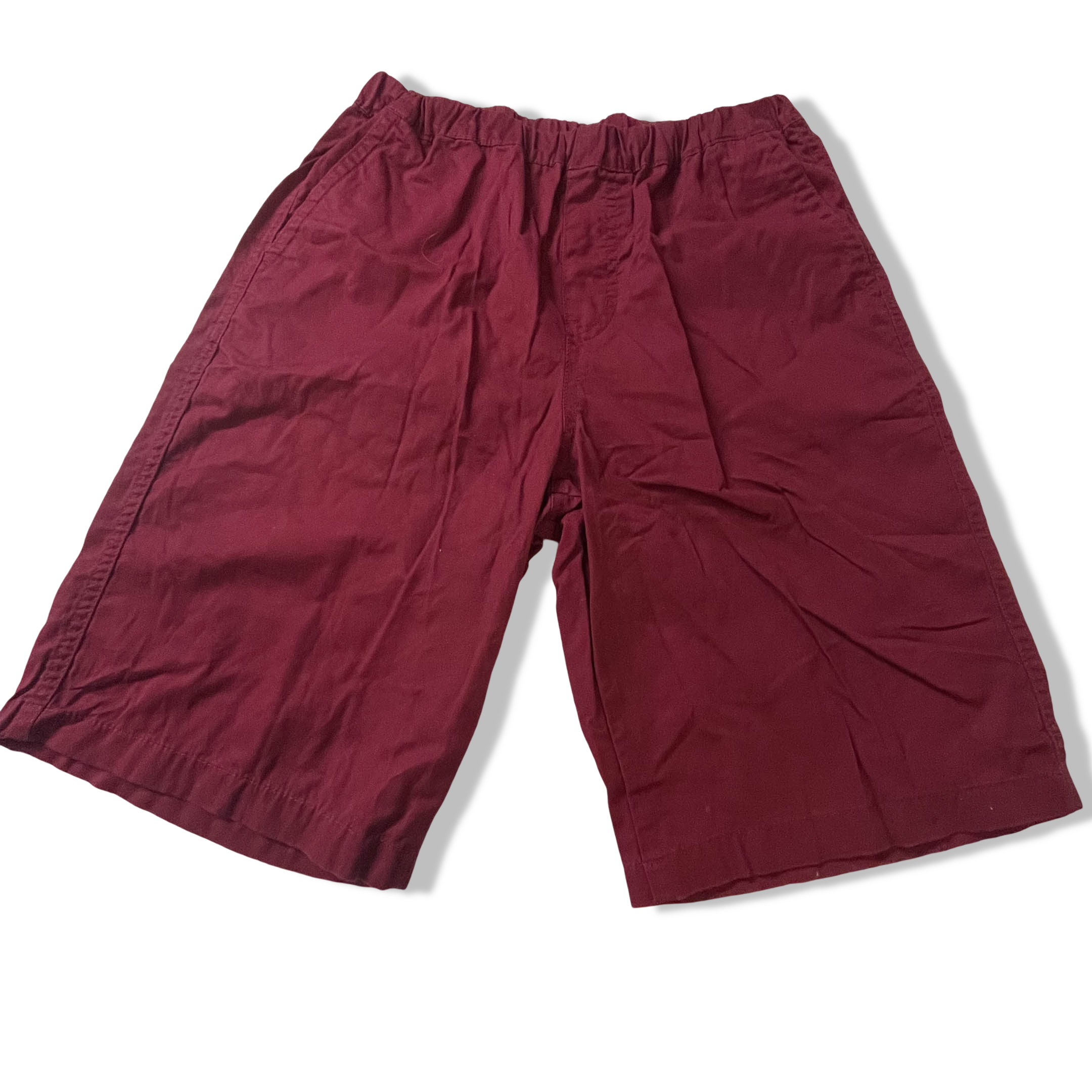 Vintage Men's Uniqlo Chinos wine short in M| SKU 3832