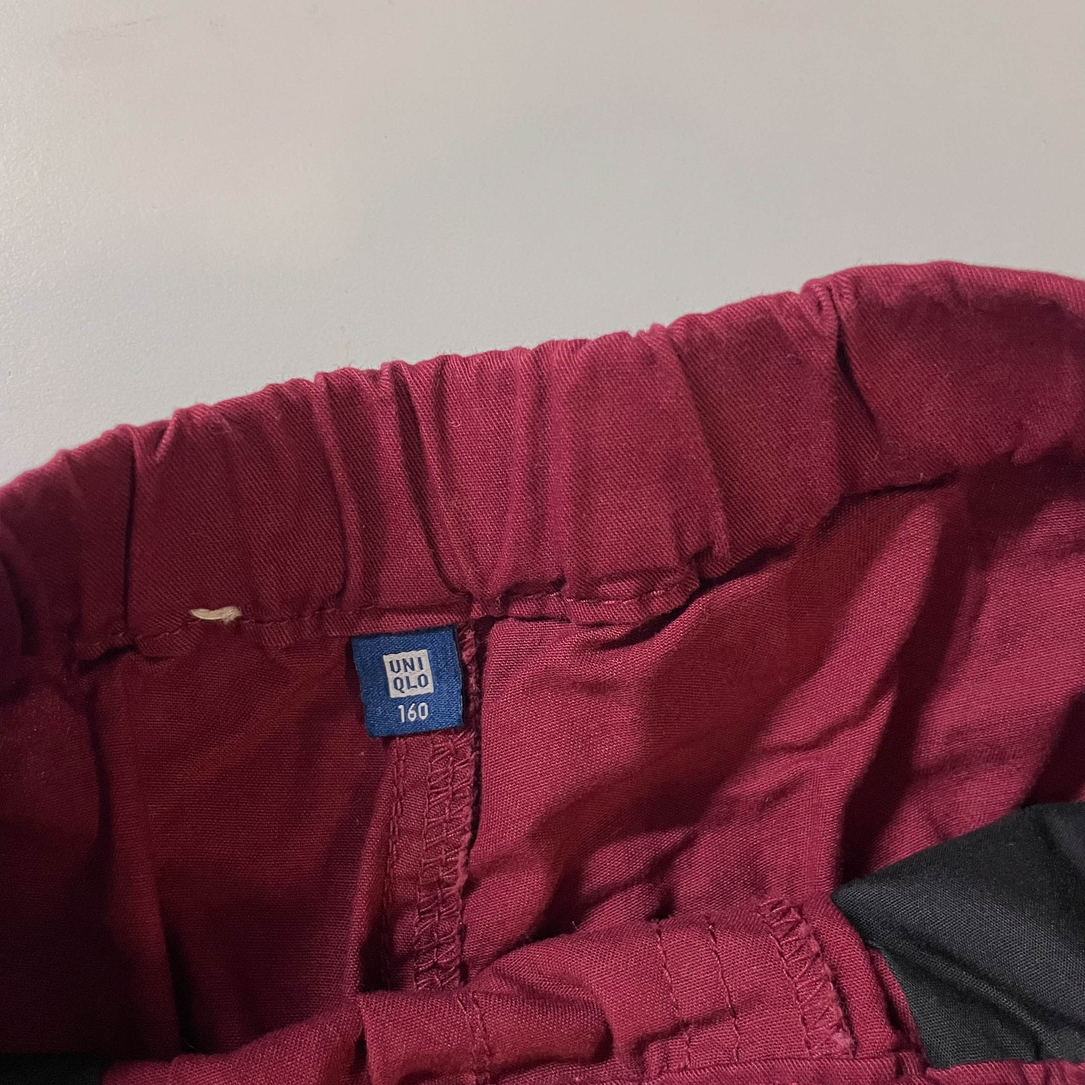 Vintage Men's Uniqlo Chinos wine short in M| SKU 3832
