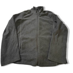 Vintage Decathlon Men's fleece grey full zip high neck jacket in M|L30W21|3833