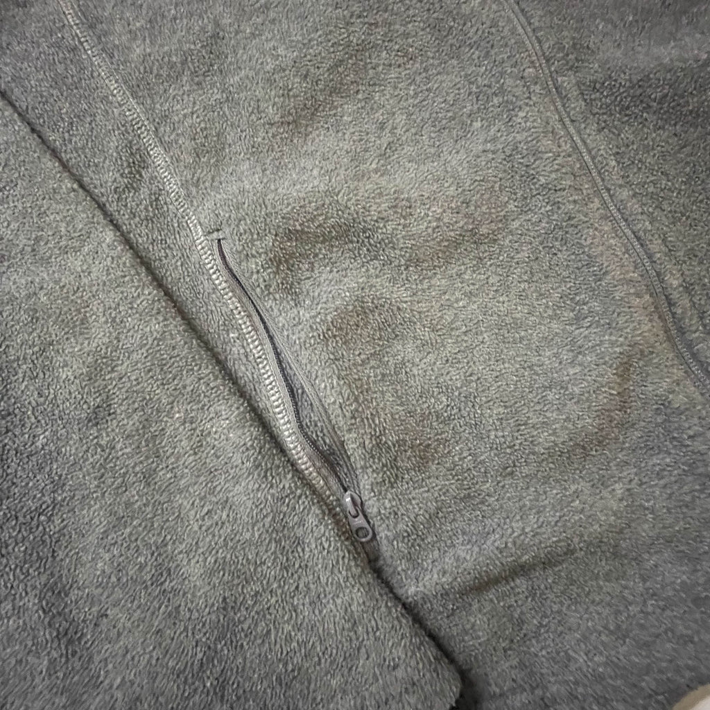 Vintage Decathlon Men's fleece grey full zip high neck jacket in M|L30W21|3833