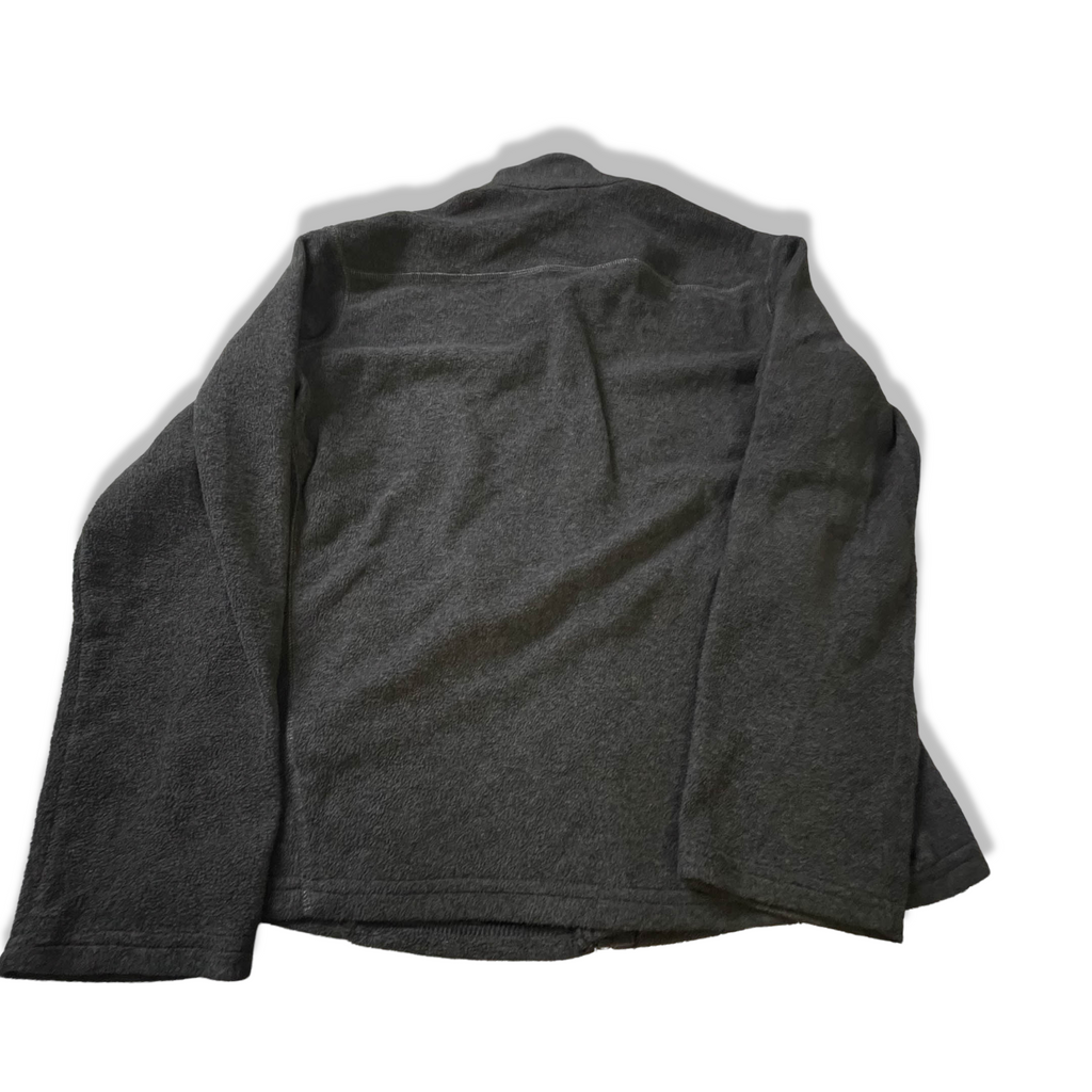 Vintage Decathlon Men's fleece grey full zip high neck jacket in M|L30W21|3833