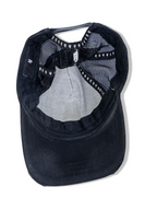 Vintage black & brown four crest men's trucker cap| SKU 4944