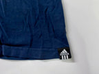 Vintage Men's 90's Adidas Athletics graphics Navy tees in L|SKU 4120