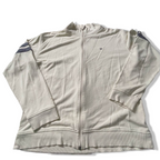 Vintage white Tom Tailor full zip high neck men's Jacket in 2XL| SKU 3841l L29 W 25