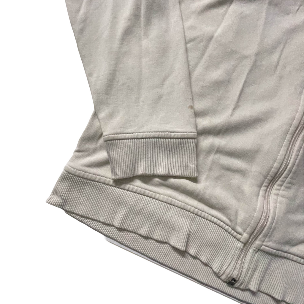 Vintage white Tom Tailor full zip high neck men's Jacket in 2XL| SKU 3841l L29 W 25