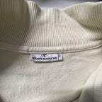 Vintage white Tom Tailor full zip high neck men's Jacket in 2XL| SKU 3841l L29 W 25