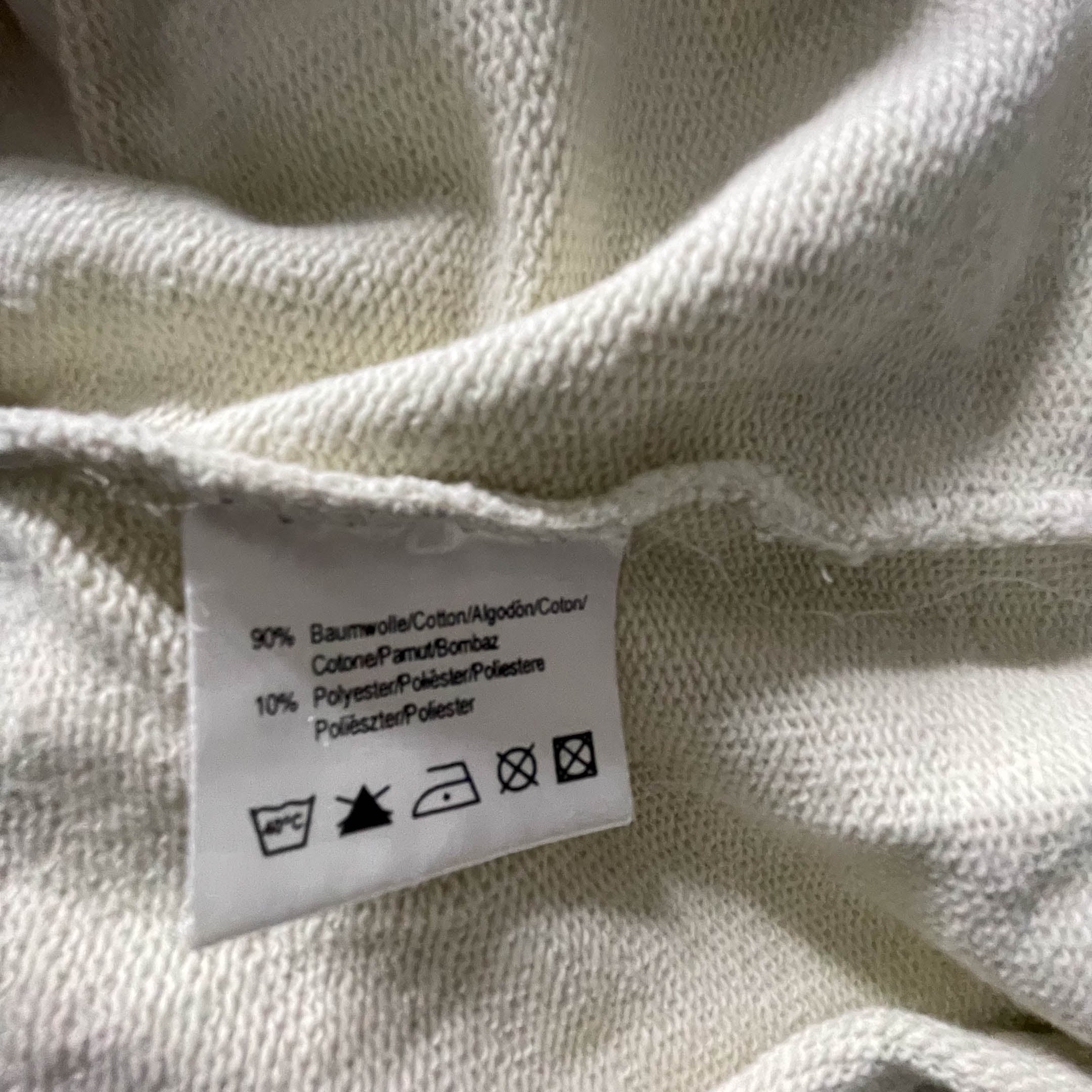 Vintage white Tom Tailor full zip high neck men's Jacket in 2XL| SKU 3841l L29 W 25