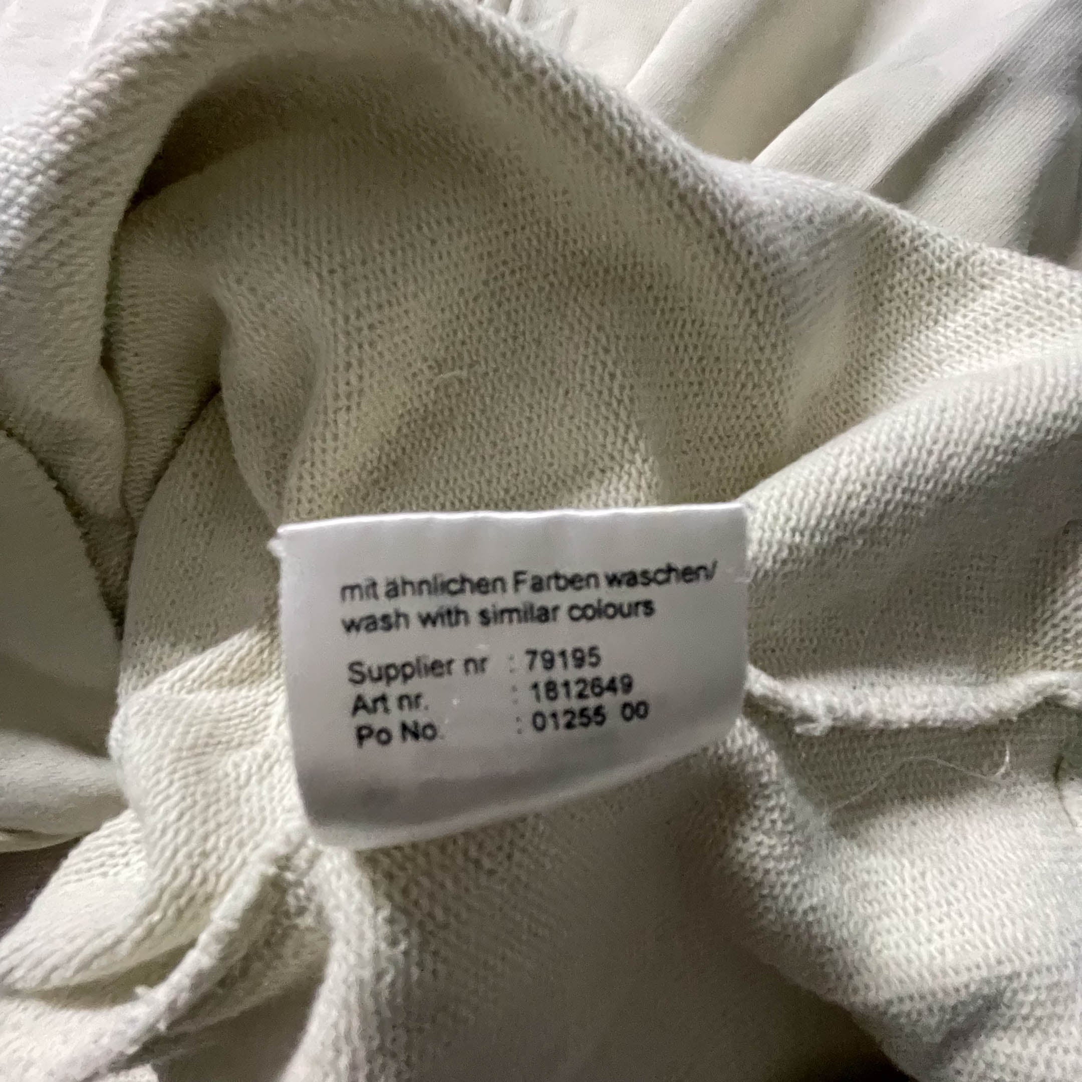 Vintage white Tom Tailor full zip high neck men's Jacket in 2XL| SKU 3841l L29 W 25