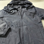 Vintage J.Crew Mercantile blue hooded rain jacket in S| Made in Vietnam|L26 W21|SKU 3844  