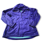 Vintage Regatta great outdoor women's purple waterproof hooded rain jacket UK 16| SKU 3845|L30 W21