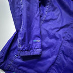 Vintage Regatta great outdoor women's purple waterproof hooded rain jacket UK 16| SKU 3845|L30 W21