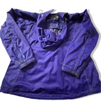 Vintage Regatta great outdoor women's purple waterproof hooded rain jacket UK 16| SKU 3845|L30 W21