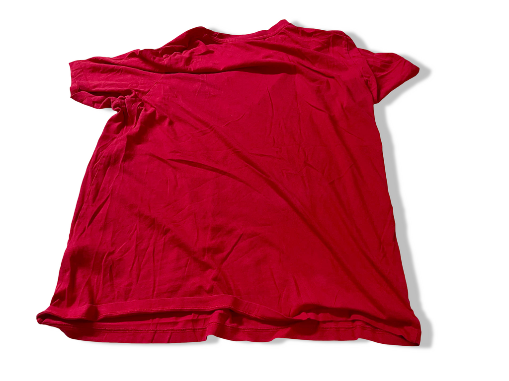 Vintage Men's Red Umbro print large tees|L28 W19| SKU 4121