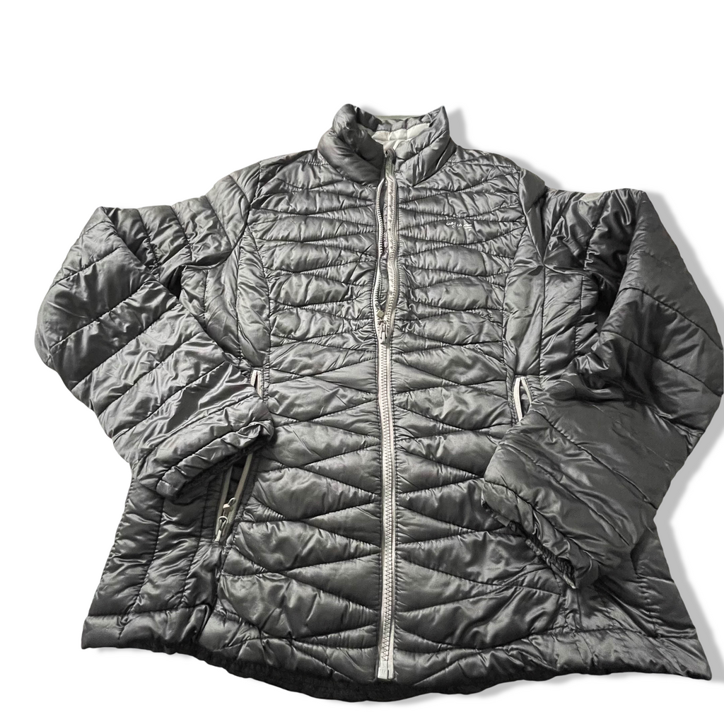 Vintage Women's Regatta great outdoor grey puffer padded jacket UK 12|L29 W20