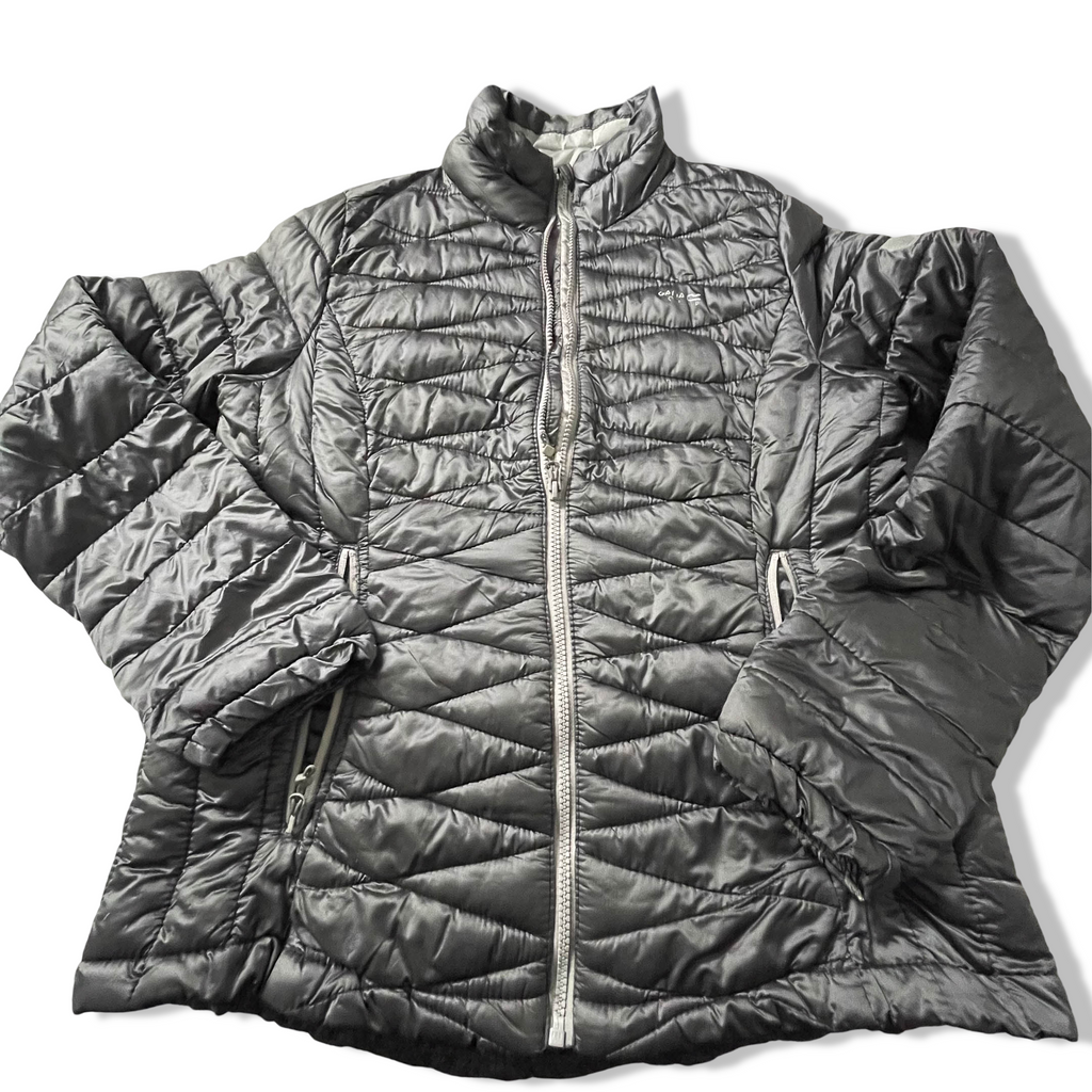 Vintage Women's Regatta great outdoor grey puffer padded jacket UK 12|L29 W20