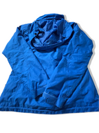 Vintage women's Target Dry blue polyester waterproof rain coat size 12|L 29 W 20