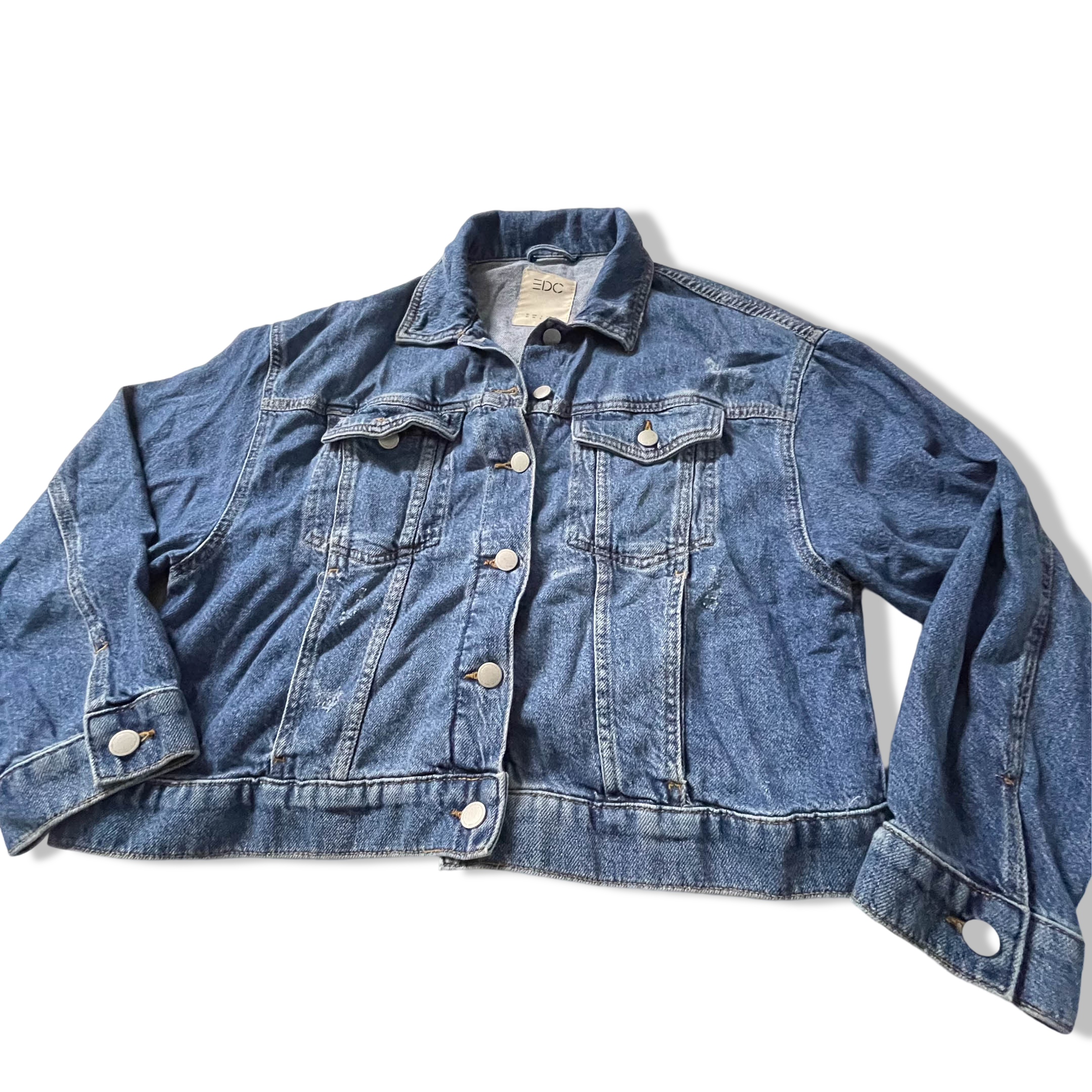 Vintage EDC Denim blue women's jacket in M| L 24 W 22