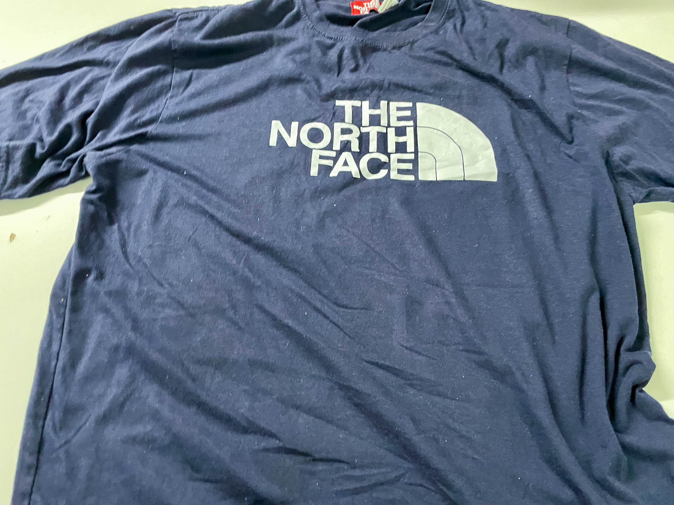 Vintage men's The north face graphics Navy tees in XL|L28 W23| SKU 4122