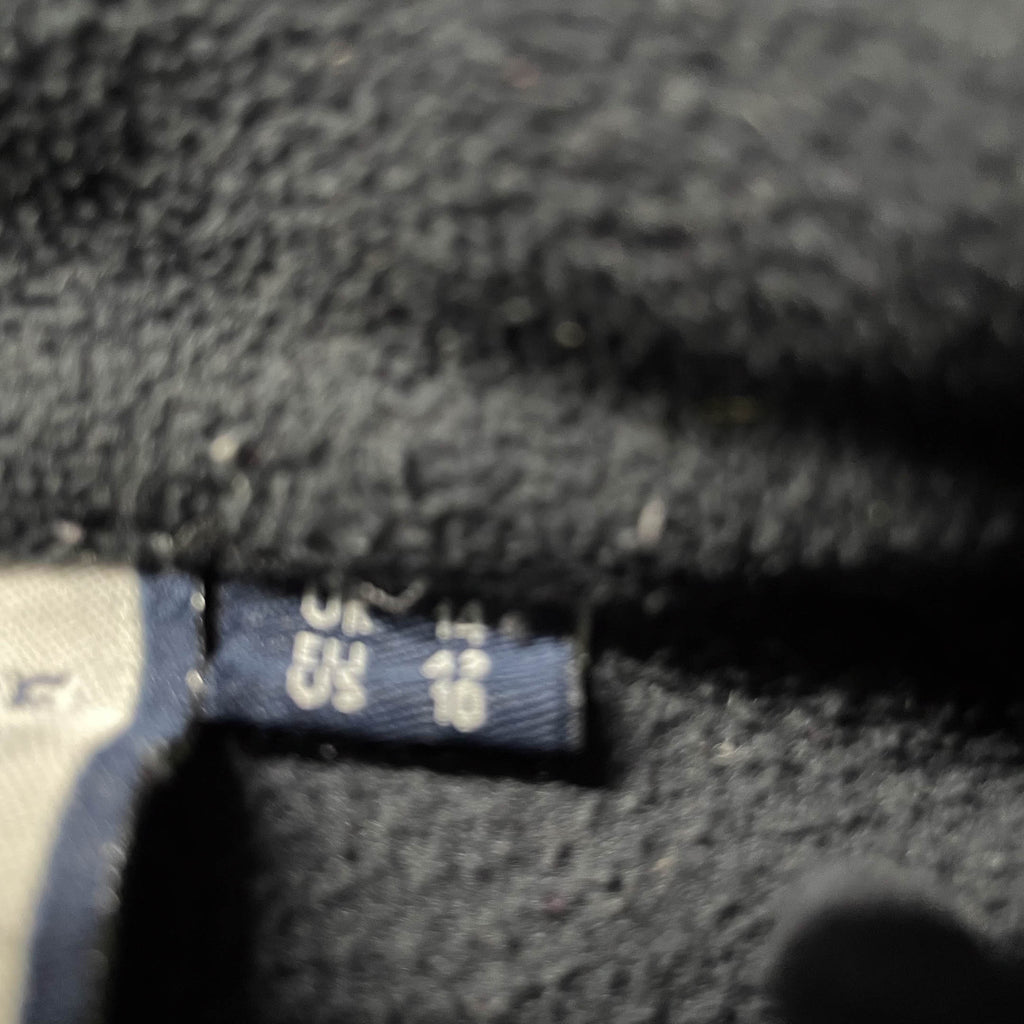 Vintage Mountain Warehouse women's black fleece full zip jacket in UK 14|L28 W20