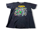 Vintage Men's Fruit of the loom Pubs of Dublin graphics black tees in M|L27 W17| SKU 4123