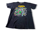 Vintage Men's Fruit of the loom Pubs of Dublin graphics black tees in M|L27 W17| SKU 4123