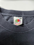Vintage Men's Fruit of the loom Pubs of Dublin graphics black tees in M|L27 W17| SKU 4123