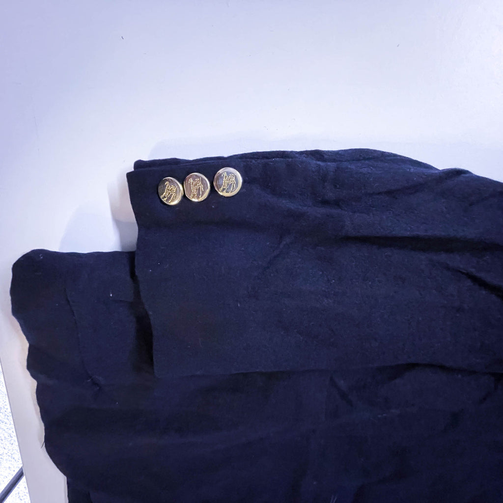 Vintage men's Burberry navy wool and cashmere fit blazers in L| L 29 W 21| 2858