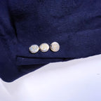 Vintage men's Burberry navy wool and cashmere fit blazers in L| L 29 W 21| 2858