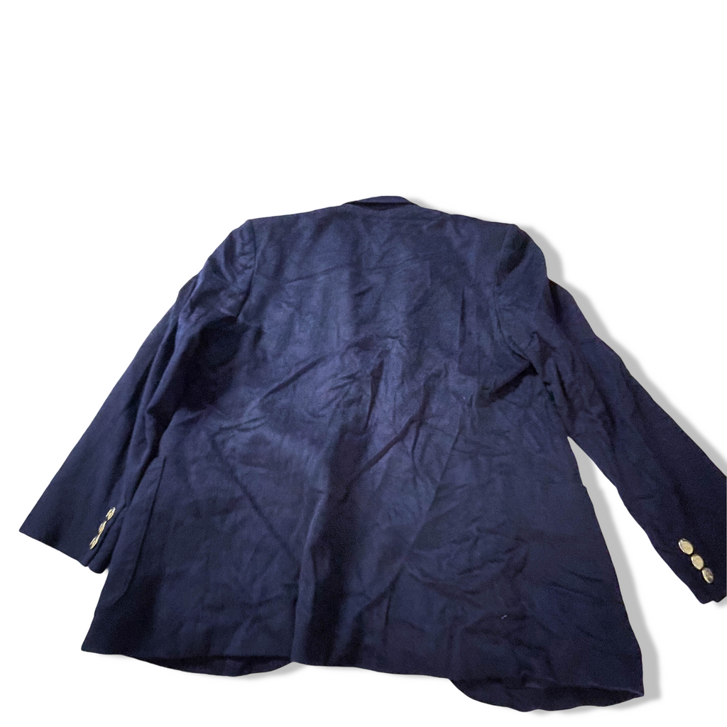 Vintage men's Burberry navy wool and cashmere fit blazers in L| L 29 W 21| 2858