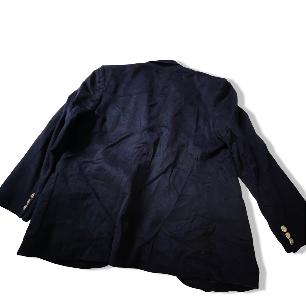 Vintage men's Burberry navy wool and cashmere fit blazers in L| L 29 W 21| 2858