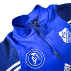 Vintage FC Wenden Adidas climacool blue full zip track jacket in M| L 29 W 21| SKU 2860