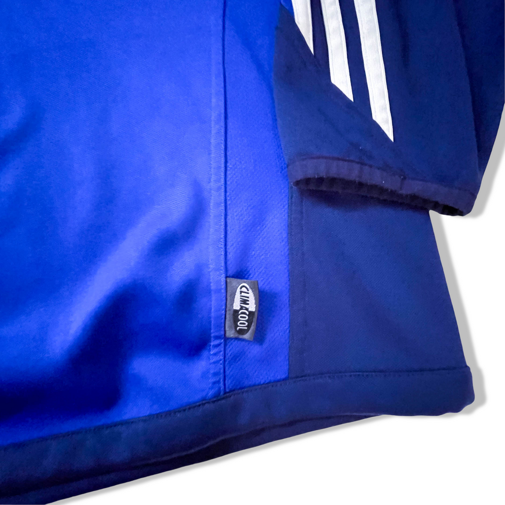 Vintage FC Wenden Adidas climacool blue full zip track jacket in M| L 29 W 21| SKU 2860